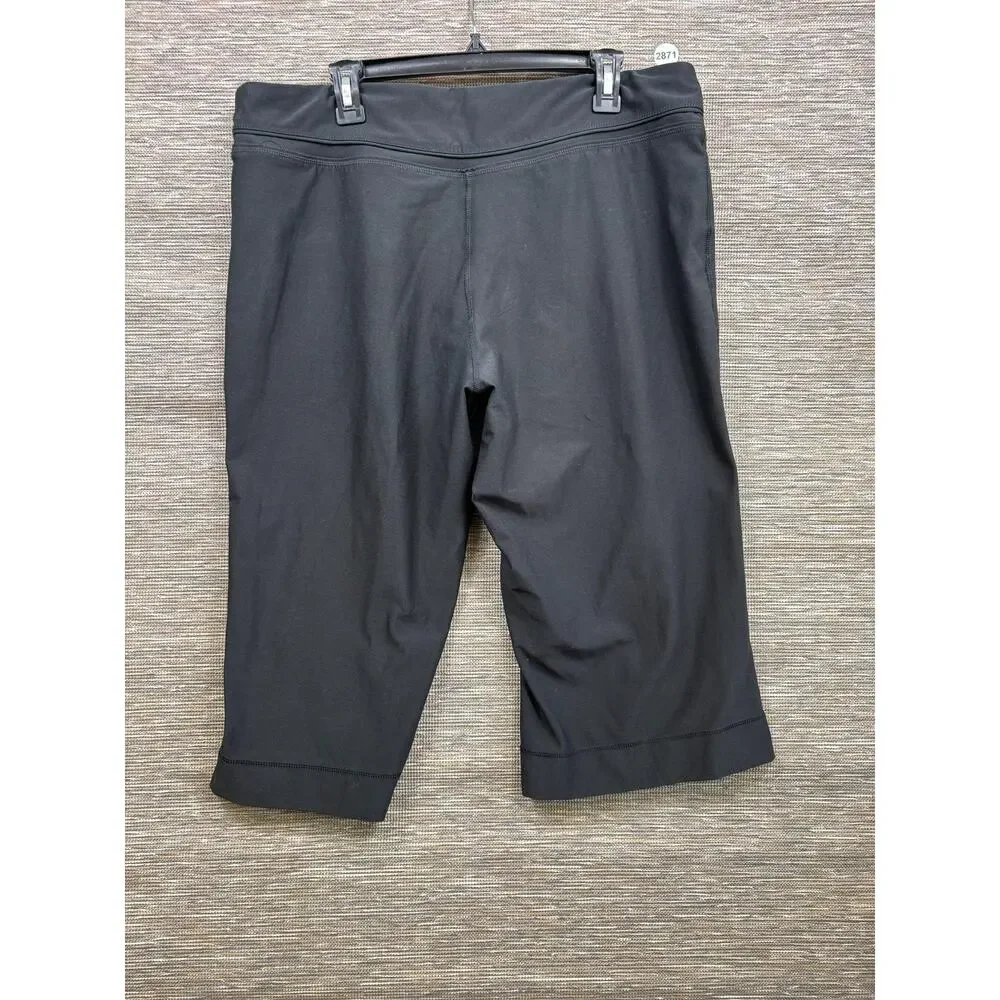 Nike Capri Pants Womens XXL Black FitDry Plus Size Stretch Gym Running Athletic